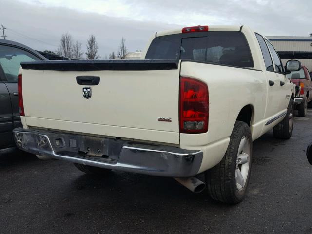 1D7HA18256J191063 - 2006 DODGE RAM 1500 S CREAM photo 4