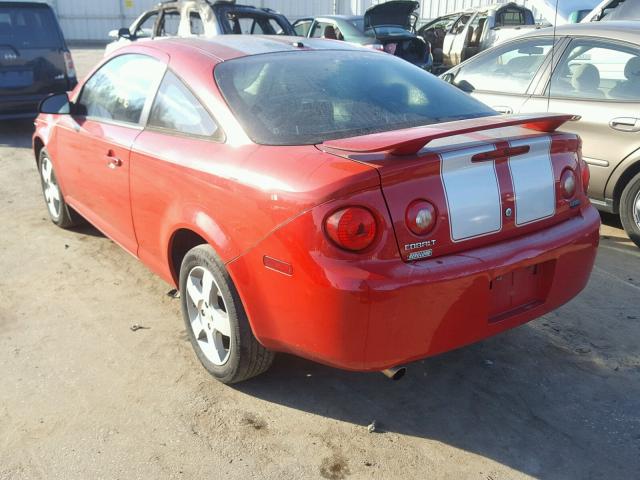 1G1AL18F387164316 - 2008 CHEVROLET COBALT LT RED photo 3