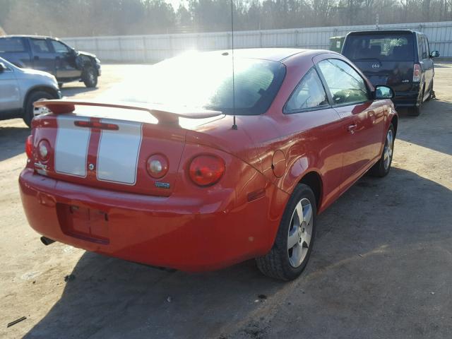 1G1AL18F387164316 - 2008 CHEVROLET COBALT LT RED photo 4