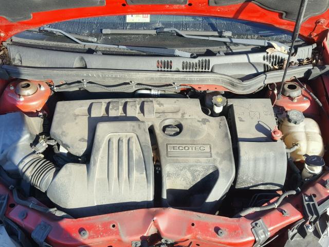 1G1AL18F387164316 - 2008 CHEVROLET COBALT LT RED photo 7