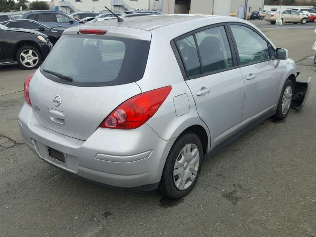 3N1BC1CP6BL373700 - 2011 NISSAN VERSA S SILVER photo 4