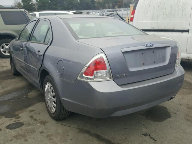 3FAHP06Z07R102502 - 2007 FORD FUSION S GRAY photo 3