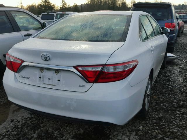 4T4BF1FK2FR454730 - 2015 TOYOTA CAMRY LE WHITE photo 4