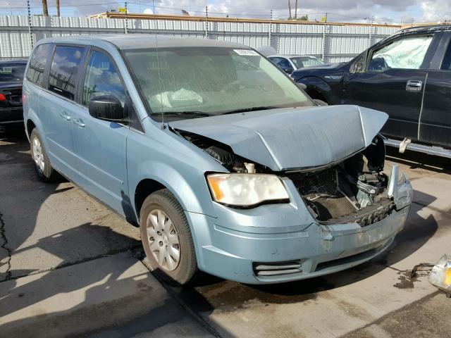 2A8HR44E69R581229 - 2009 CHRYSLER TOWN & COU BLUE photo 1