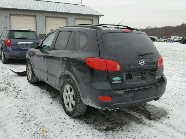 5NMSH13E67H098198 - 2007 HYUNDAI SANTA FE S BLACK photo 3