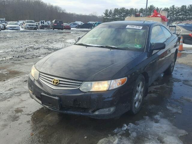 2T1CF28P22C598559 - 2002 TOYOTA CAMRY SOLA BLACK photo 2