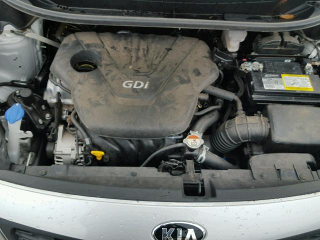 KNADM4A39F6469712 - 2015 KIA RIO LX Արծաթագույն լուսանկար 7