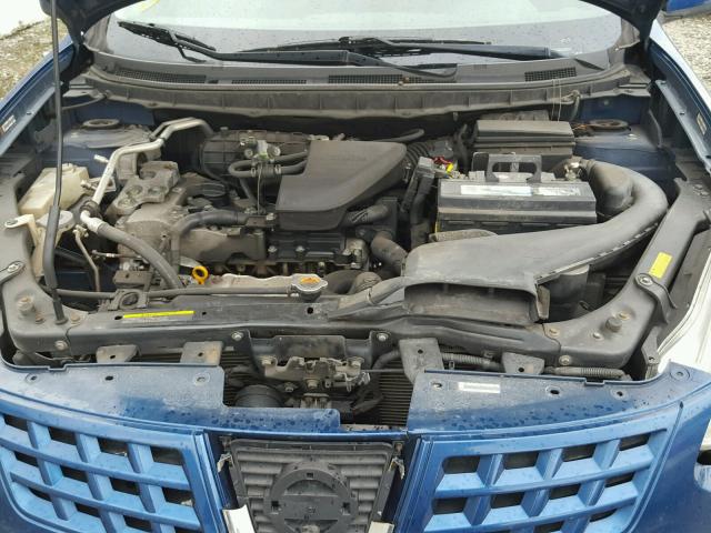 JN8AS58V98W119299 - 2008 NISSAN ROGUE S BLUE photo 7