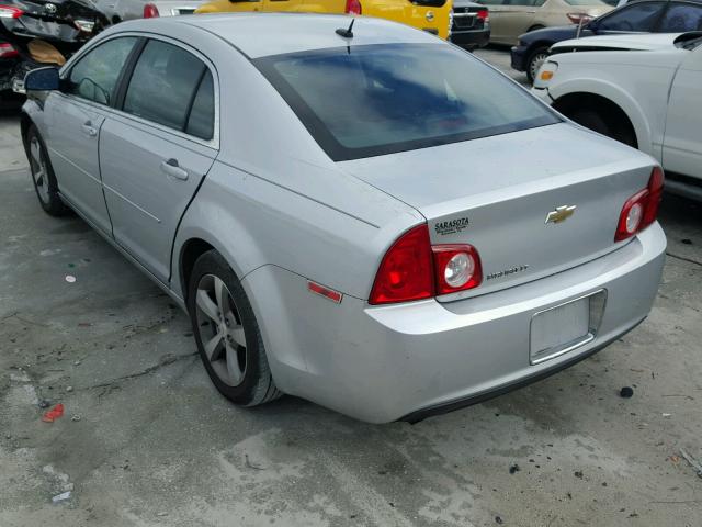 1G1ZC5E16BF176945 - 2011 CHEVROLET MALIBU 1LT SILVER photo 3