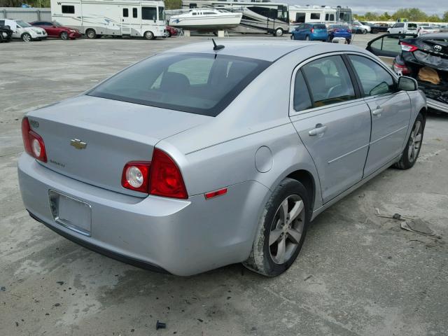 1G1ZC5E16BF176945 - 2011 CHEVROLET MALIBU 1LT SILVER photo 4