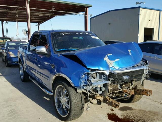 1FTRW07L61KF42635 - 2001 FORD F150 SUPER BLUE photo 1