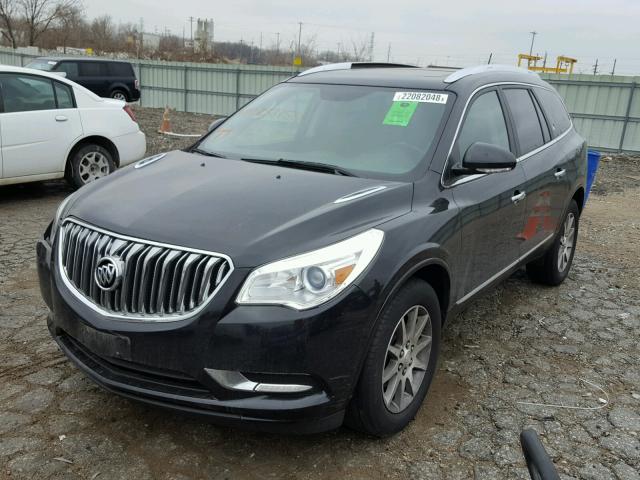 5GAKVCKD6DJ258150 - 2013 BUICK ENCLAVE BLACK photo 2