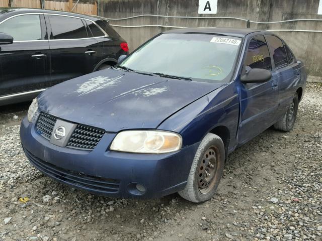 3N1CB51D66L606553 - 2006 NISSAN SENTRA 1.8 BLUE photo 2