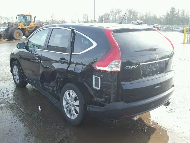 2HKRM3H57EH512023 - 2014 HONDA CR-V EX BLACK photo 3