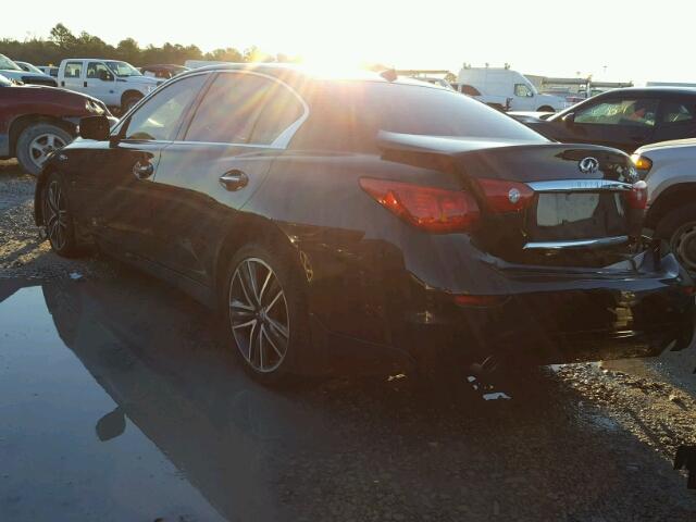 JN1BV7AP3EM673866 - 2014 INFINITI Q50 BASE BLACK photo 3