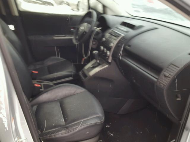 JM1CR293080307594 - 2008 MAZDA 5 SILVER photo 5