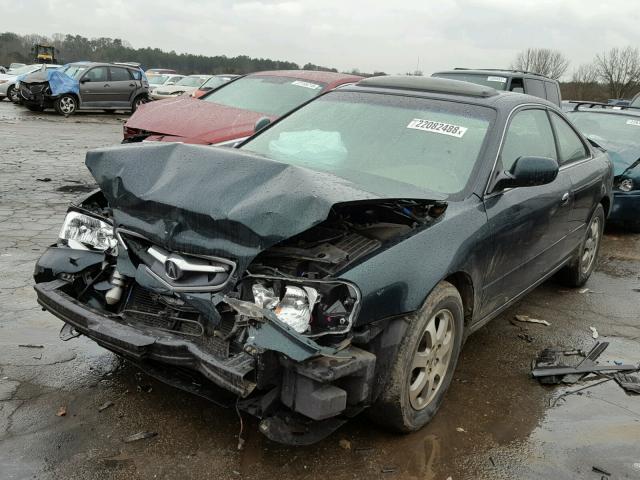 19UYA42431A037421 - 2001 ACURA 3.2CL GREEN photo 2