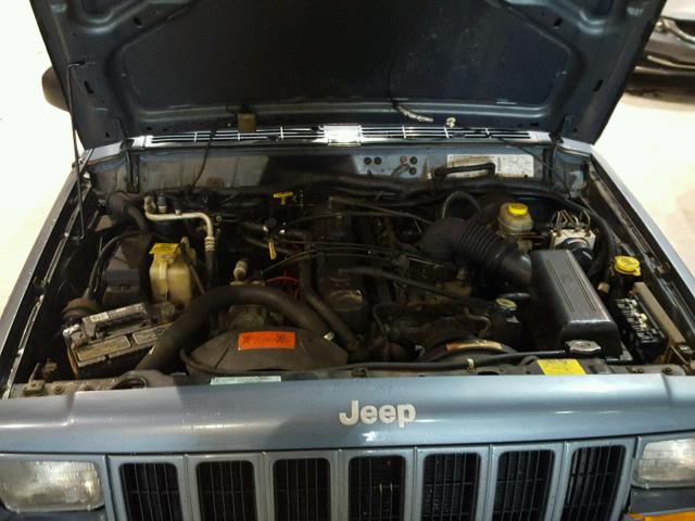 1J4FF68S0XL552635 - 1999 JEEP CHEROKEE S BLUE photo 7