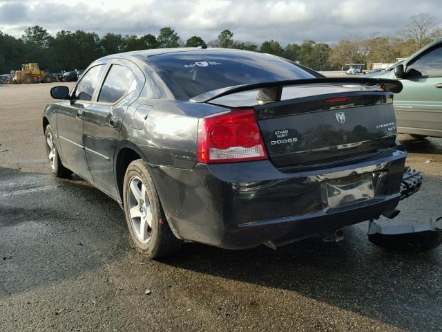 2B3CA3CV6AH307397 - 2010 DODGE CHARGER SX BLACK photo 3