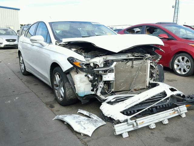 3FA6P0H79DR256429 - 2013 FORD FUSION SE WHITE photo 1