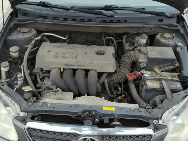 1NXBR32E25Z491157 - 2005 TOYOTA COROLLA CE GRAY photo 7