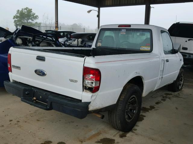 1FTYR10D07PA63554 - 2007 FORD RANGER WHITE photo 4