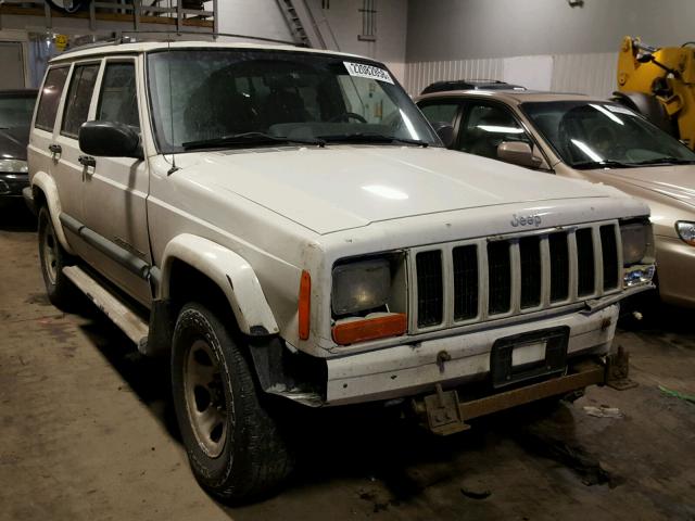 1J4FF68S4XL548457 - 1999 JEEP CHEROKEE S WHITE photo 1