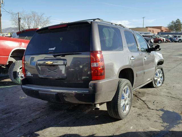 1GNUKCE06AR289055 - 2010 CHEVROLET TAHOE K150 BROWN photo 4