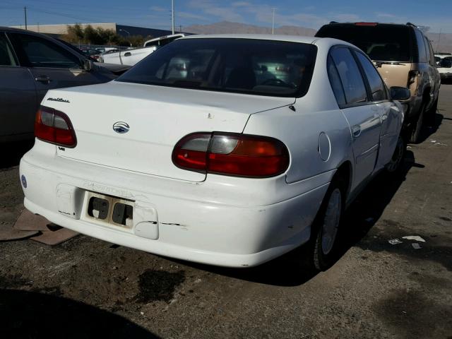 1G1ND52J41M629261 - 2001 CHEVROLET MALIBU WHITE photo 4