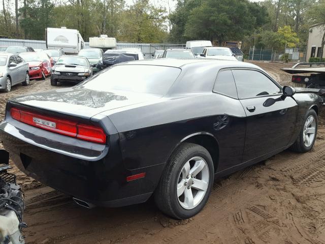 2C3CDYAG6DH692170 - 2013 DODGE CHALLENGER BLACK photo 4