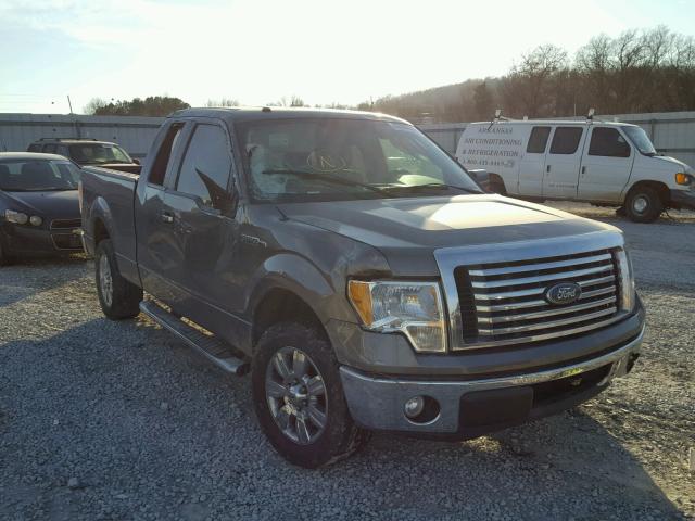 1FTEX1C81AFD17972 - 2010 FORD F150 SUPER GRAY photo 1