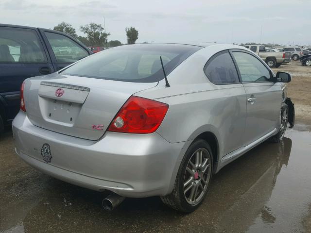 JTKDE177270179060 - 2007 SCION TC ვერცხლისფერი ფოტო 4