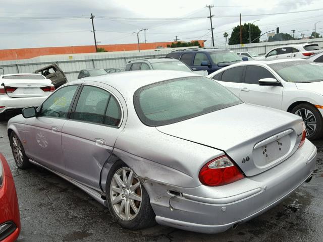 SAJDA03P82GM39434 - 2002 JAGUAR S-TYPE SPO SILVER photo 3