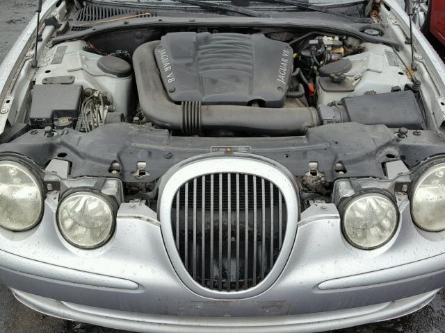 SAJDA03P82GM39434 - 2002 JAGUAR S-TYPE SPO SILVER photo 7