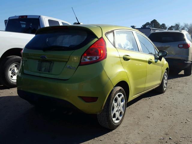 3FADP4EJ3BM179274 - 2011 FORD FIESTA SE GREEN photo 4