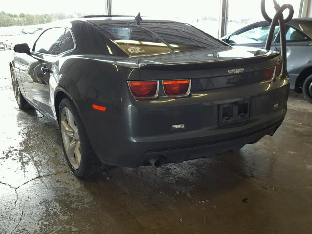 2G1FB1E30D9173762 - 2013 CHEVROLET CAMARO LT GRAY photo 3