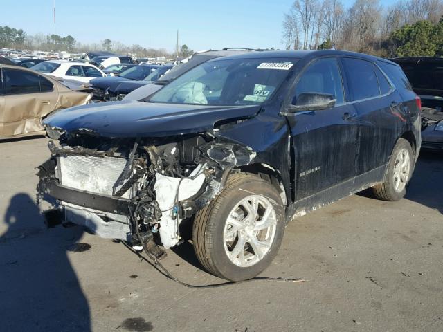 2GNAXTEX6J6205412 - 2018 CHEVROLET EQUINOX LT BLACK photo 2