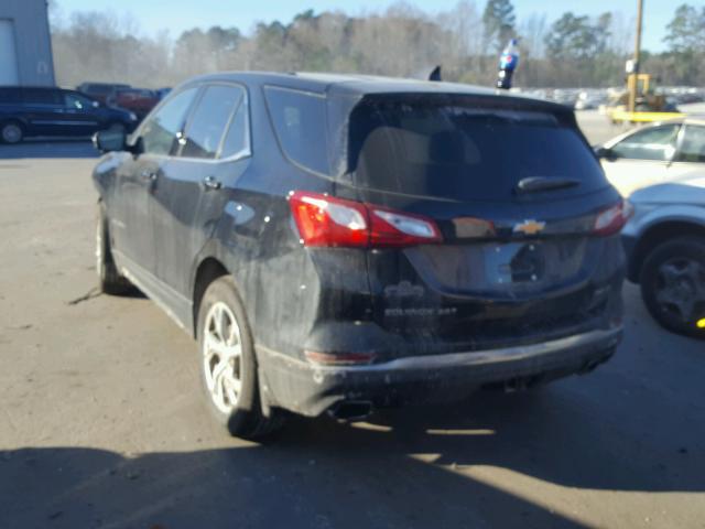 2GNAXTEX6J6205412 - 2018 CHEVROLET EQUINOX LT BLACK photo 3