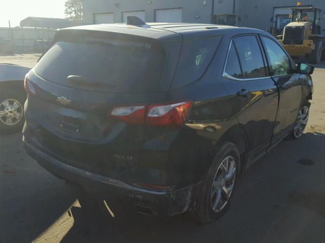 2GNAXTEX6J6205412 - 2018 CHEVROLET EQUINOX LT BLACK photo 4