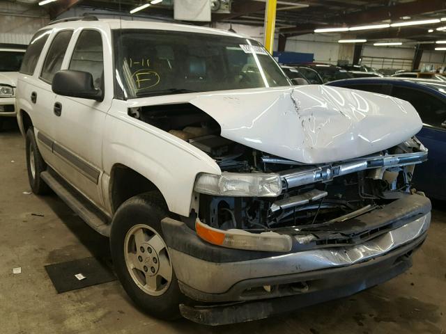 1GNEK13T85R191060 - 2005 CHEVROLET TAHOE K150 WHITE photo 1