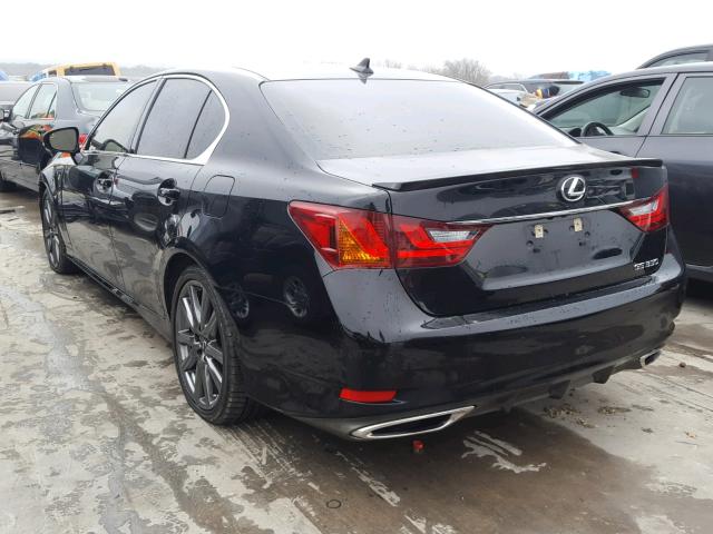 JTHBE1BL9E5043610 - 2014 LEXUS GS 350 BLACK photo 3