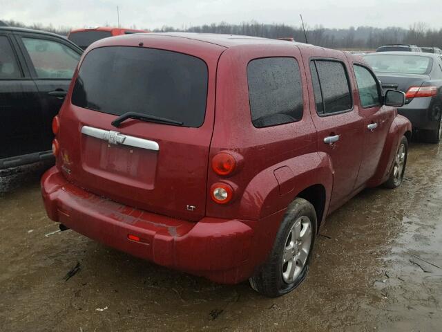 3GNDA23D27S601350 - 2007 CHEVROLET HHR LT MAROON photo 4