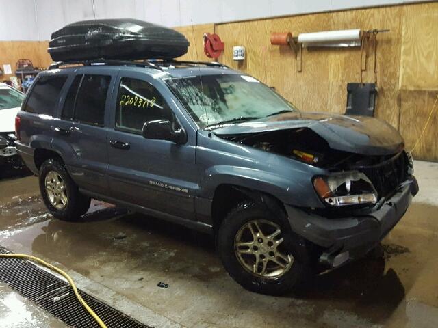 1J4GX48N93C523693 - 2003 JEEP GRAND CHER BLUE photo 1