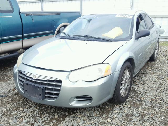 1C3EL46J55N687060 - 2005 CHRYSLER SEBRING TEAL photo 2