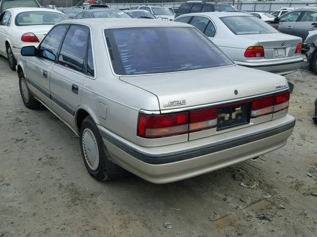 JM1GD2229K1741872 - 1989 MAZDA 626 SILVER photo 3