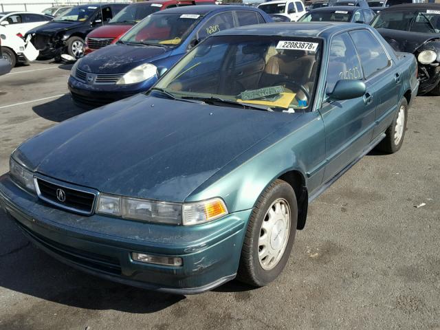 JH4CC2565PC008390 - 1993 ACURA VIGOR GS GREEN photo 2