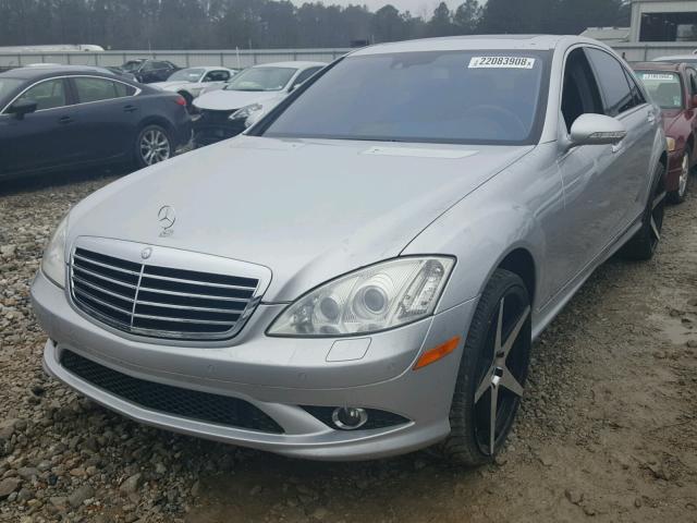 WDDNG71X99A244457 - 2009 MERCEDES-BENZ S 550 SILVER photo 2