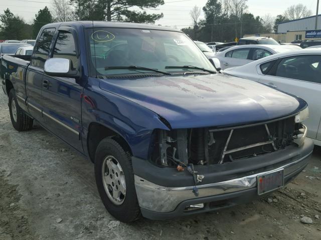 2GCEC19T4Y1288198 - 2000 CHEVROLET SILVERADO BLUE photo 1