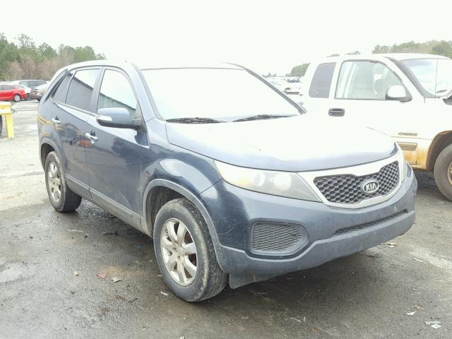 5XYKT4A26BG117859 - 2011 KIA SORENTO BA BLUE photo 1