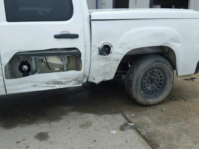 3GTEC13C19G107950 - 2009 GMC SIERRA C15 WHITE photo 9